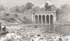 LONDON. The Viaduct 1887 old antique vintage print picture
