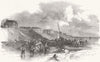 LANCS. Blackpool, Lancashire 1856 old antique vintage print picture