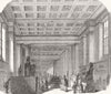 BRITISH MUSEUM. Gt Egyptian Gallery  1854 old antique vintage print picture