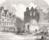 LONDON. Draining boring Operation, Gray's Inn Lane 1859 old antique print