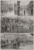 CHESHIRE. Salt-Mining-Northwich  1879 old antique vintage print picture