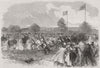 SURREY. Foot-races, Fete, Asylum for Idiots, Earlswood 1864 old antique print