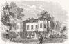 SURREY. Mole Lodge, West Molesey, (Robert Carden) 1858 old antique print