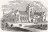 WARCS. Spring-Hill College, Birmingham 1858 old antique vintage print picture