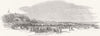 KENT. Visitors, beach, Deal 1852 old antique vintage print picture