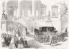 SURREY. The return to Claremont 1864 old antique vintage print picture