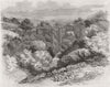 DURHAM. Railway Viaduct, Beulah 1858 old antique vintage print picture