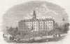 VICTORIA PARK. City hospital for diseases of chest  1859 old antique print