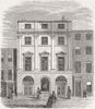 CONDUIT ST. Architectural Union  1859 old antique vintage print picture