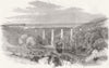 CORNWALL. Menenhoit Viaduct, Railway 1859 old antique vintage print picture