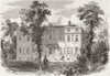 MARLBOROUGH HOUSE. Pall Mall, future of Prince Wales 1859 old antique print