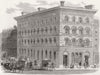 LONDON. Chancery Lane, Fleet St 1859 old antique vintage print picture