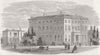WARCS. Queen's Hospital, Birmingham 1859 old antique vintage print picture