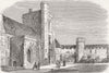 HANTS. Beaufort Tower, Winchester Cathedral 1859 old antique print picture