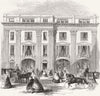 FARMER & ROGERS. shawl house 1860 old antique vintage print picture