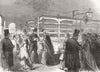 WINDSOR. Queen's New-Year's Day Bounty  1865 old antique vintage print picture