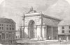 NORFOLK. New Corn-Hall, East Dereham 1857 old antique vintage print picture