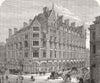LONDON. Manchester Hotel, Aldersgate 1879 old antique vintage print picture