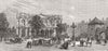 YORKS. Fine-Art & Industrial Exhibition. Front entry 1879 old antique print