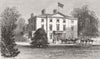 LIVERPOOL. Queen's visit to. Newsham House  1880 old antique print picture