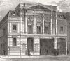HAYMARKET. Royal Comedy Theatre, Panton Street. London 1881 old antique print