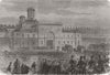 DUBLIN. Fenian Rising. Prisoners, Mountjoy Prison  1866 old antique print