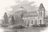 CHELTENHAM. New winter garden & skating rink  1878 old antique print picture