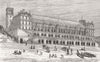 NORTHUMBS. The new Aquarium, Tynemouth 1878 old antique vintage print picture