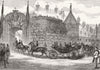 NOTTINGHAM. Prince of Wales, Castle 1878 old antique vintage print picture