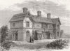 NOTTINGHAM. Pennhome, Sherwood, for poor ladies 1878 old antique print picture