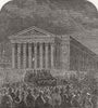 LONDON. Lights. Royal exchange 1863 old antique vintage print picture