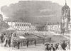 OXFORD. Presenting Prizes for University Rifles 1863 old antique print picture