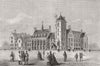 LANCS. Seamens Orphan Inst, Liverpool 1872 old antique vintage print picture