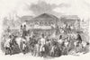 CAMBS. Cambridge Election-Nomination 1845 old antique vintage print picture