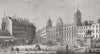 NORTHUMBERLAND HOUSE. Charing Cross, 1753 1873 old antique print picture