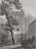 PETTY FRANCE. Milton's house, 19 York St, Westminster 1877 old antique print