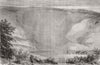 SUSSEX. Wilmington Giant, Downs 1874 old antique vintage print picture