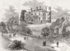 YORKS. The Royal visit to Sheffield 1875 old antique vintage print picture
