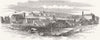 IRELAND. The Town of Kilrush 1849 old antique vintage print picture