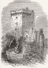 IRELAND. Blarney Castle, near Cork 1849 old antique vintage print picture