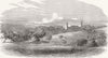 OSBORNE. Isle of Wight. from sea 1849 old antique vintage print picture