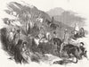 IRELAND. Killarney. Ascent of Mangerton 1849 old antique vintage print picture