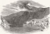 KILLARNEY. Devil's Punch-Bowl 1849 old antique vintage print picture