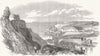 SUSSEX. Hastings & Station 1852 old antique vintage print picture