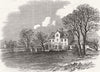 NORFOLK. Potash Farm, near Wymondham 1849 old antique vintage print picture