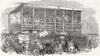 LAMBETH. Election-Hustings, Kennington Park 1850 old antique print picture