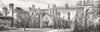 CHESHIRE. Empress of Austria, Combermere. Abbey 1882 old antique print picture