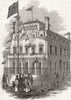 SOUTHAMPTON. Royal South Yacht Clubhouse  1846 old antique print picture