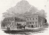 LONDON. New police Ct, Vincent Sq, Westminster 1846 old antique print picture