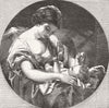 FAMILIES. The Mother's Hope 1852 old antique vintage print picture